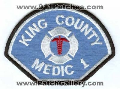 King County Medic 1 Patch (Washington)
Scan By: PatchGallery.com
Keywords: ems co. one