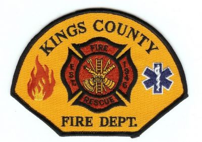 Kings County Fire Dept
Thanks to PaulsFirePatches.com for this scan.
Keywords: california department rescue