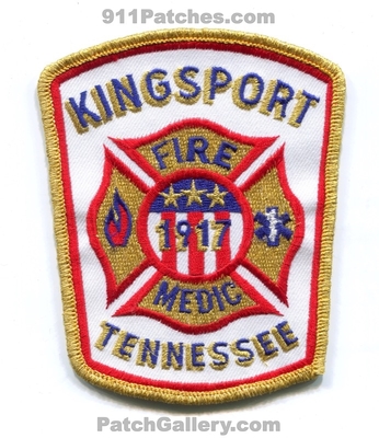 Kingsport Fire Department Medic Patch (Tennessee)
Scan By: PatchGallery.com
Keywords: dept. paramedic 1917