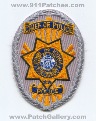 Kiowa Police Department Chief of Police Patch (Colorado)
Scan By: PatchGallery.com
Keywords: town of dept.