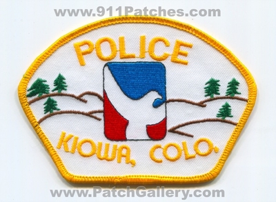 Kiowa Police Department Patch (Colorado)
Scan By: PatchGallery.com
Keywords: dept. colo.