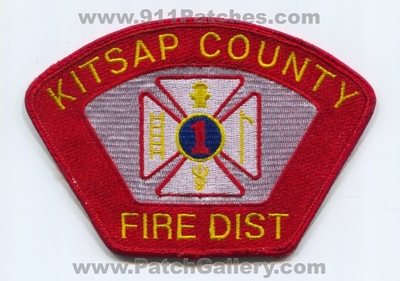 Kitsap County Fire District 1 Patch (Washington)
Scan By: PatchGallery.com
Keywords: co. dist. number no. #1 department dept.