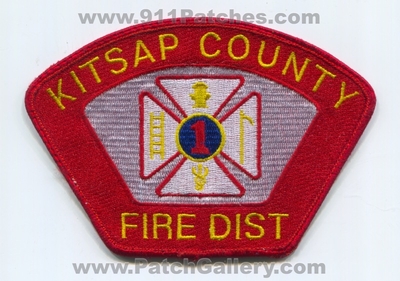 Kitsap County Fire District 1 Patch (Washington)
Scan By: PatchGallery.com
Keywords: co. dist. number no. #1 department dept.
