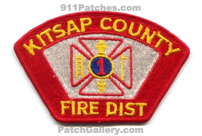 Kitsap County Fire District 1 Patch (Washington)
Scan By: PatchGallery.com
Keywords: co. dist. number no. #1 department dept.
