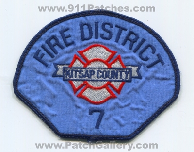 Kitsap County Fire District 7 Patch (Washington)
Scan By: PatchGallery.com
Keywords: co. dist. number no. #7 department dept.