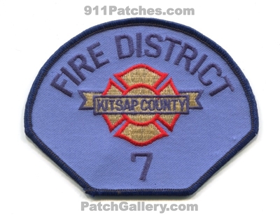 Kitsap County Fire District 7 Patch (Washington)
Scan By: PatchGallery.com
Keywords: co. dist. number no. #7 department dept.