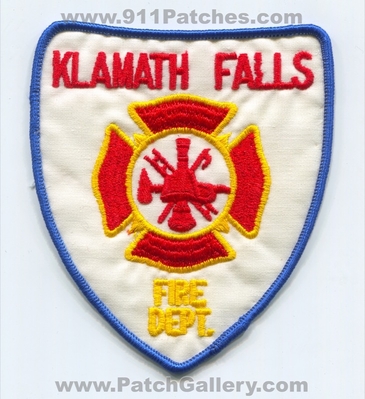 Klamath Falls Fire Department Patch (Oregon)
Scan By: PatchGallery.com
Keywords: dept.