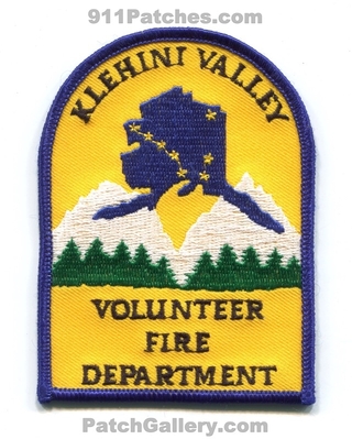 Klehini Valley Volunteer Fire Department Patch (Alaska)
Scan By: PatchGallery.com
Keywords: vol. dept.