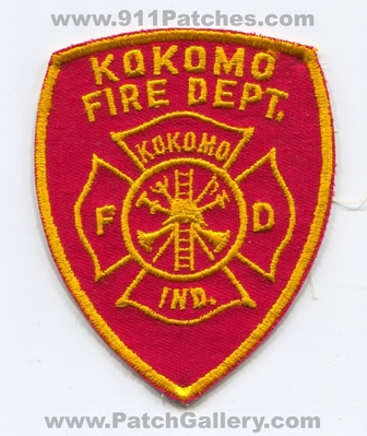 Kokomo Fire Department Patch (Indiana)
Scan By: PatchGallery.com
Keywords: dept. fd ind.