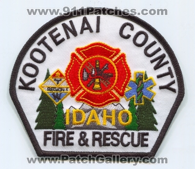 Kootenai County Fire and Rescue Department Patch (Idaho)
Scan By: PatchGallery.com
Keywords: co. & dept.