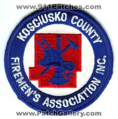 Kosciusko County Firemen's Association Inc (Indiana)
Scan By: PatchGallery.com
Keywords: firemens inc.