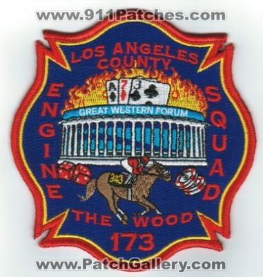 Los Angeles County Fire Department Station 173 (California)
Thanks to Paul Howard for this scan.
Keywords: l.a. la co. f.d. fd dept. engine squad great western forum