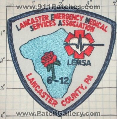 Lancaster Emergency Medical Services Association (Pennsylvania)
Thanks to swmpside for this picture.
Keywords: lemsa county pa. 6-12