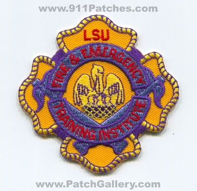 Louisiana State University LSU Fire and Emergency Training Institute Patch (Louisiana)
Scan By: PatchGallery.com
Keywords: &
