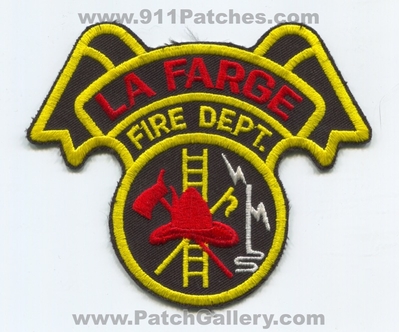 La Farge Fire Department Patch (Wisconsin)
Scan By: PatchGallery.com
Keywords: lafarge dept.