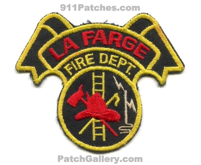 La Farge Fire Department Patch (Wisconsin)
Scan By: PatchGallery.com
Keywords: lafarge dept.