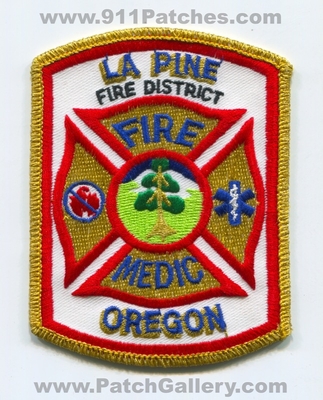 La Pine Fire District Fire Medic Patch (Oregon)
Scan By: PatchGallery.com
Keywords: lapine dist. department dept. paramedic ems