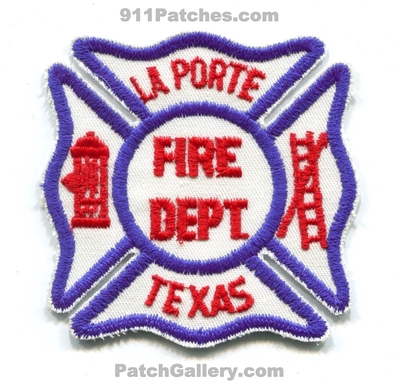 La Porte Fire Department Patch (Texas)
Scan By: PatchGallery.com
Keywords: laporte dept.