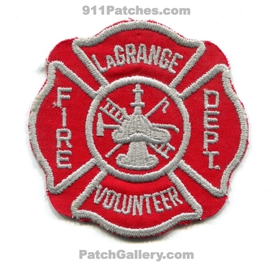 LaGrange Volunteer Fire Department Patch (UNKNOWN STATE)
Scan By: PatchGallery.com
Keywords: vol. dept.