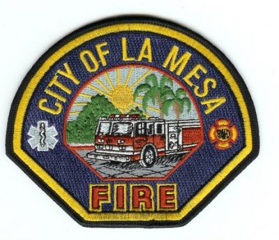 La Mesa Fire
Thanks to PaulsFirePatches.com for this scan.
Keywords: california city of lamesa