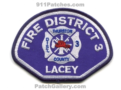 Lacey Fire Department Thurston County District 3 Patch (Washington)
Scan By: PatchGallery.com
Keywords: dept. co. dist. number no. #13
