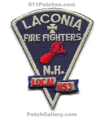 Laconia Fire Department Firefighters IAFF Local 1153 Patch (New Hampshire)
Scan By: PatchGallery.com
Keywords: dept. union