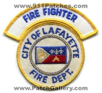 Lafayette Fire Department FireFighter (Louisiana)
Scan By: PatchGallery.com
Keywords: dept. city of