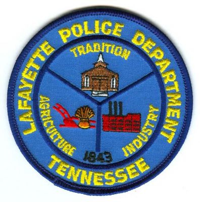 Lafayette Police Department (Tennessee)
Scan By: PatchGallery.com
