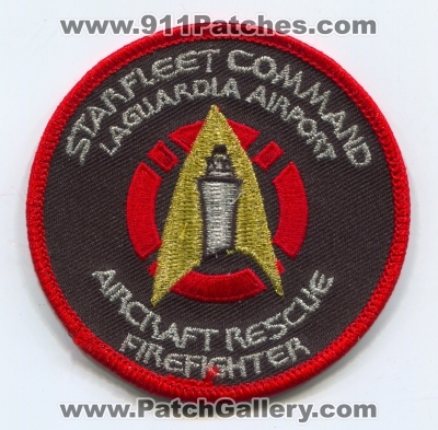 LaGuardia Airport Fire Department Starfleet Command Patch (New York)
Scan By: PatchGallery.com
Keywords: dept. arff aircraft rescue firefighter firefighting cfr crash star trek