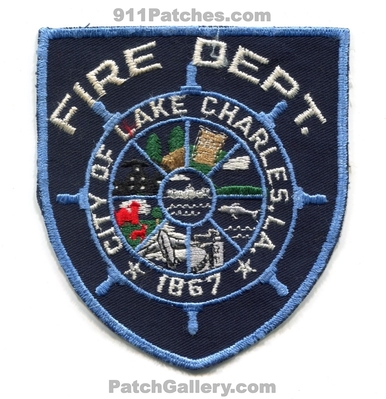 Lake Charles Fire Department Patch (Louisiana)
Scan By: PatchGallery.com
Keywords: city of dept. la. 1867