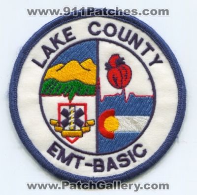 Lake County Ambulance EMT Basic Patch (Colorado)
[b]Scan From: Our Collection[/b]
Keywords: co. ems