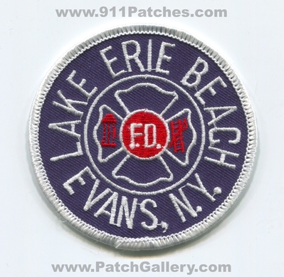 Lake Erie Beach Fire Department Evans Patch (New York)
Scan By: PatchGallery.com
Keywords: dept. f.d. fd n.y. ny