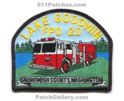 Lake Goodwin Fire Department Snohomish County District 20 Patch (Washington)
Scan By: PatchGallery.com
Keywords: dept. sno. co. dist. number no. #20 protection prot. fpd
