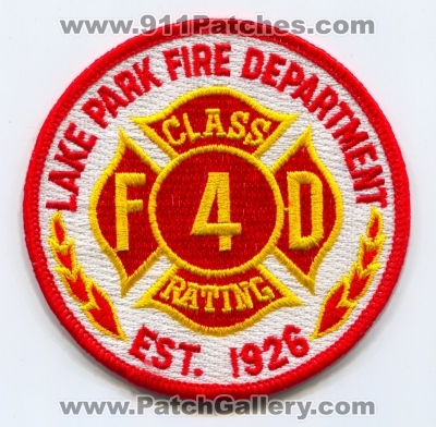 Lake Park Fire Department Class 4 Rating Patch (Minnesota)
Scan By: PatchGallery.com
Keywords: dept.