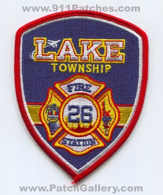 Lake Township Fire Department Station 26 Patch (Ohio)
Scan By: PatchGallery.com
Keywords: twp. dept. company co.