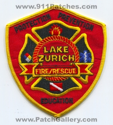 Lake Zurich Fire Rescue Department Patch (Illinois)
Scan By: PatchGallery.com
Keywords: dept. prevention protection education
