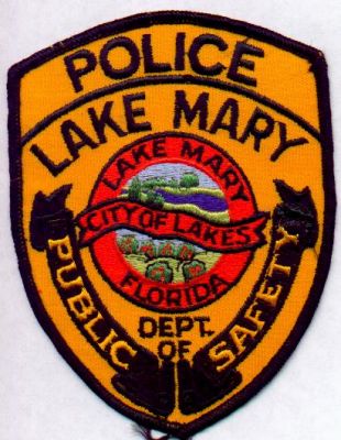 Lake Mary Public Safety Police
Thanks to EmblemAndPatchSales.com for this scan.
Keywords: florida dps