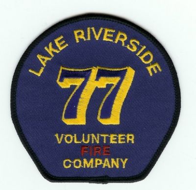 Lake Riverside Volunteer Fire Company 77
Thanks to PaulsFirePatches.com for this scan.
Keywords: california