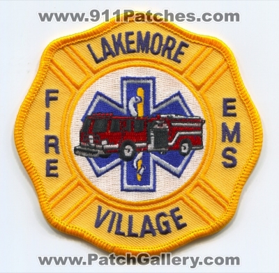 Lakemore Village Fire EMS Department Patch (Ohio)
Scan By: PatchGallery.com
Keywords: dept.