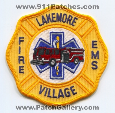 Lakemore Village Fire EMS Department Patch (Ohio)
Scan By: PatchGallery.com
Keywords: dept.