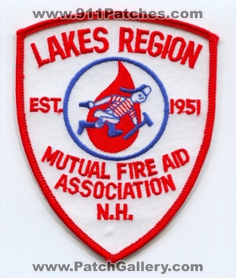 Lakes Region Mutual Fire Aid Association Patch (New Hampshire)
Scan By: PatchGallery.com
Keywords: n.j. department dept.