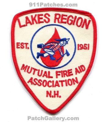 Lakes Region Mutual Fire Aid Association Patch (New Hampshire)
Scan By: PatchGallery.com
Keywords: assoc. assn. department dept. est. 1951