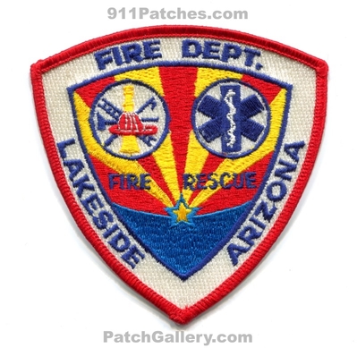 Lakeside Fire Rescue Department Patch (Arizona)
Scan By: PatchGallery.com
Keywords: dept.