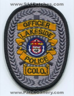 Lakeside Police Department Officer Patch (Colorado)
Scan By: PatchGallery.com
Keywords: dept.