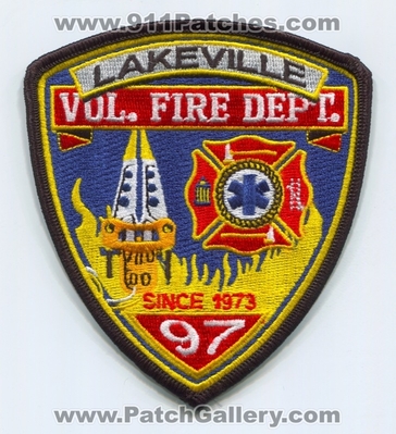 Lakeville Volunteer Fire Department 97 Patch (California)
Scan By: PatchGallery.com
Keywords: vol. dept. since 1973