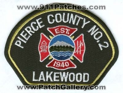 Pierce County Fire District 2 Lakewood Patch (Washington)
Scan By: PatchGallery.com
Keywords: co. dist. number no. #2 department dept.