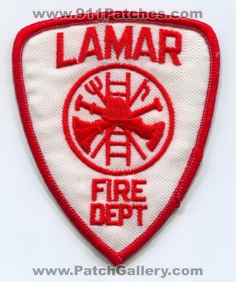 Lamar Fire Department Patch (Colorado)
Scan By: PatchGallery.com
Keywords: dept.