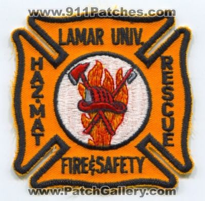 Lamar University Fire and Safety Department Patch (Texas)
Scan By: PatchGallery.com
Keywords: univ. & dept. hazmat haz-mat rescue