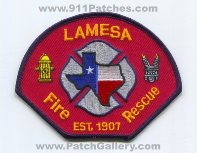 Lamesa Fire Rescue Department Patch (Texas)
Scan By: PatchGallery.com
Keywords: dept. est. 1907