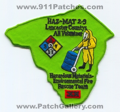 Lancaster Countys All Volunteer Hazardous Materials Environmental Fire Rescue Team Haz-Mat 2-9 Patch (Pennsylvania)
Scan By: PatchGallery.com
Keywords: co. vol. hazmat department dept. xx